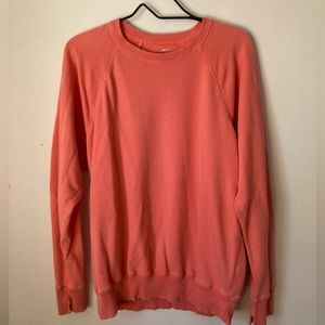 aerie pink/peach sweatshirt size M